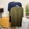 2 PACK KHAKI & NAVY T-SHIRTS SIZE XL