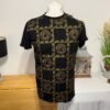BLACK GRAPHIC SHORT SLEEVE T-SHIRT SIZE L