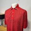 Callaway Red Stripe Polo Top