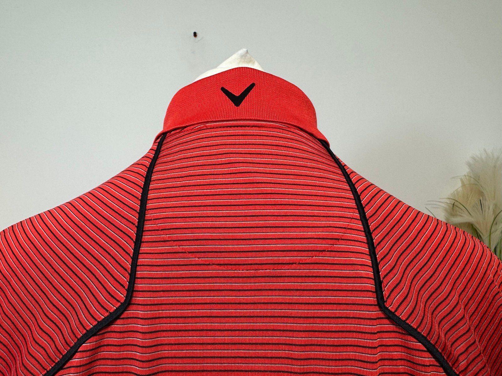 Callaway Red Stripe Polo Top