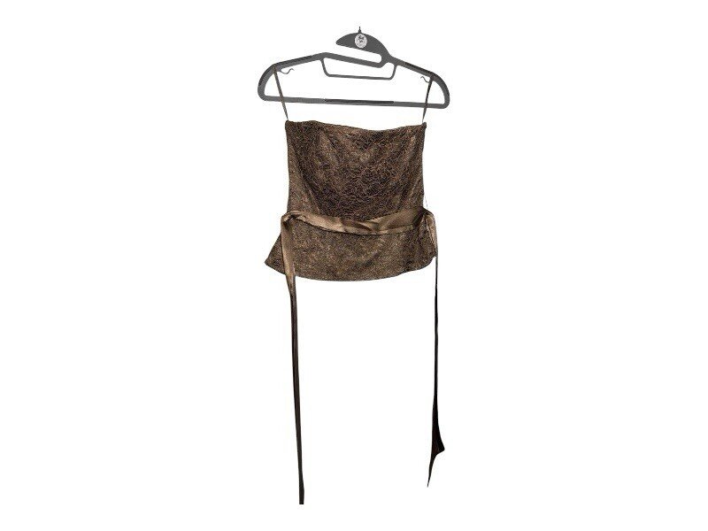 Coast Taupe Lace Detail Corset