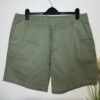 Copper & Oak Sage Green Chino Shorts W40