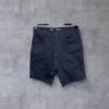 Denim & Co Navy Blue Denim Shorts Button Fly Close Pockets Waist 30in