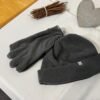 George Grey Fleece Lined Hat & Glove Set One Size