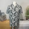 Linen Effect Short Sleeve Shirt Size S