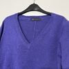 M&S Collection Purple V-Neck Asymmetrical Design Knit Longline Jumper Size 8