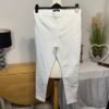 M&S SOFT WHITE STRETCH JEGGINGS SIZE 12S
