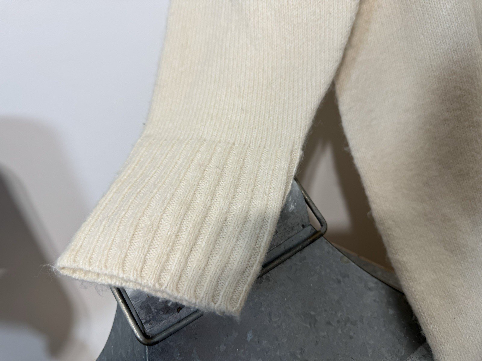 New Look Ivory Cowl Neck Acrylic Blend Knit Dress Size S