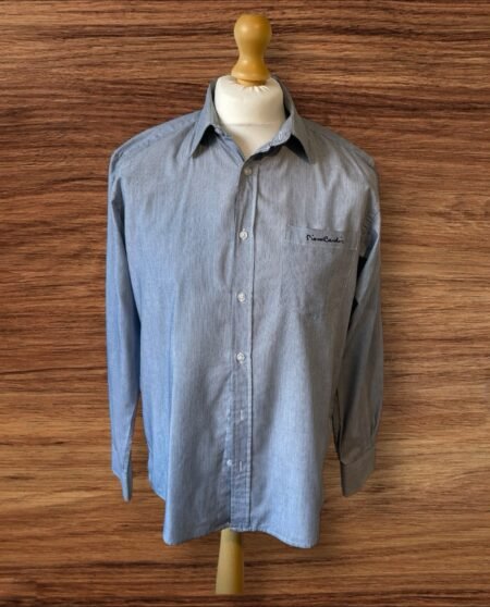 Pierre Cardin Regular Fit Long Sleeve Fine Pin Stripe Shirt Size M