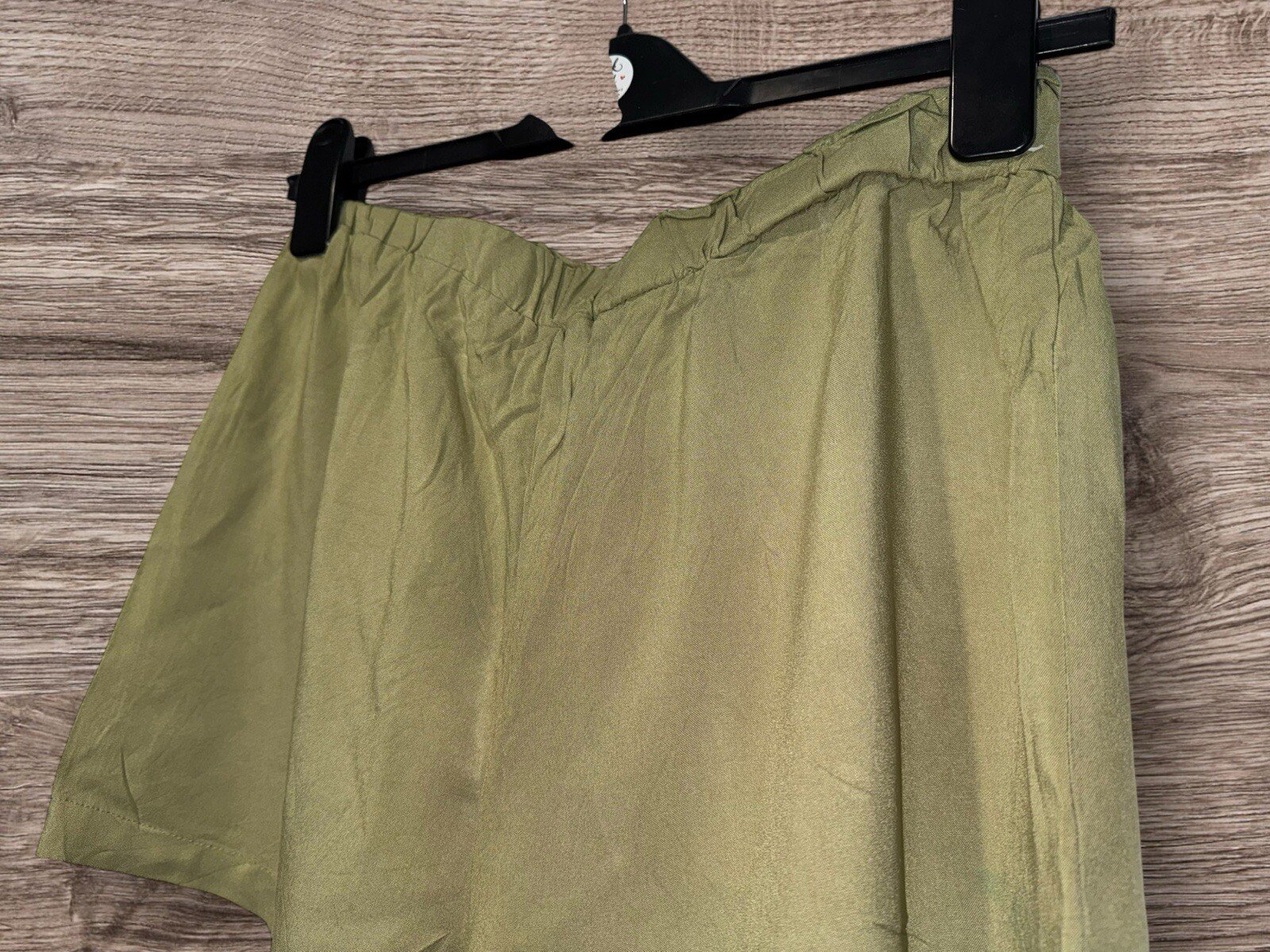 Primark Kharki Shorts Elasticated Waist With Tie Size 12