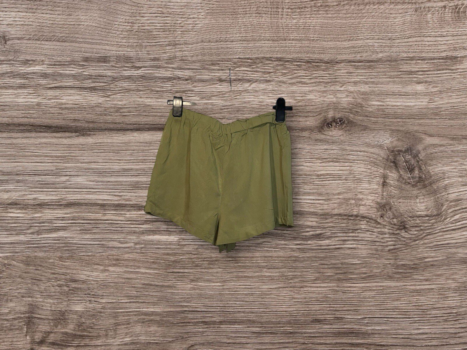 Primark Kharki Shorts Elasticated Waist With Tie Size 12