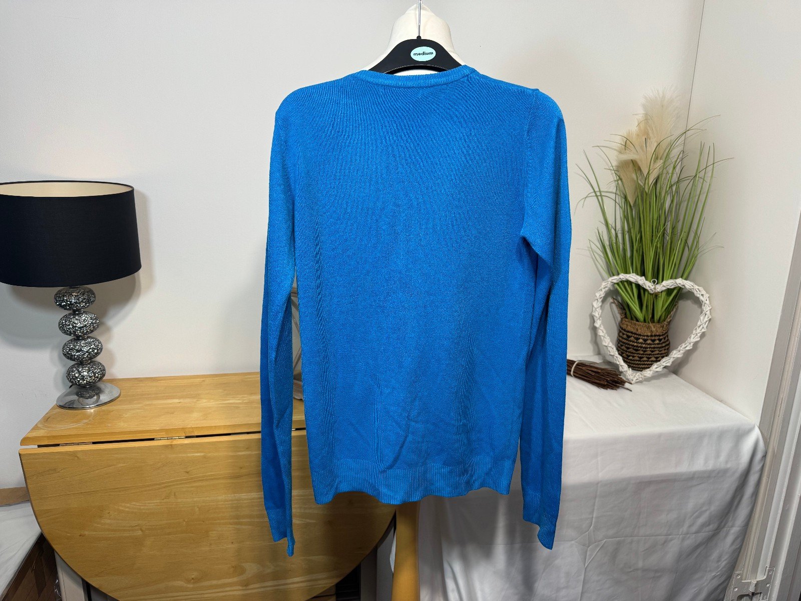 SoulCal Azure Blue Button Thru Knit Cardigan Size S