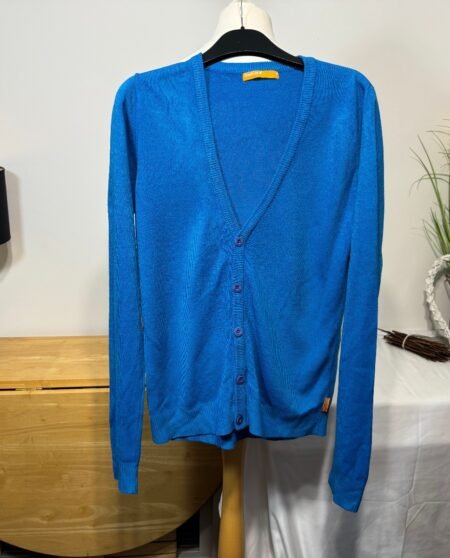 SoulCal Azure Blue Button Thru Knit Cardigan Size S