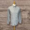 Taylor & Wright Light Grey Cotton Shirt Button Down Collar Neck 16.5