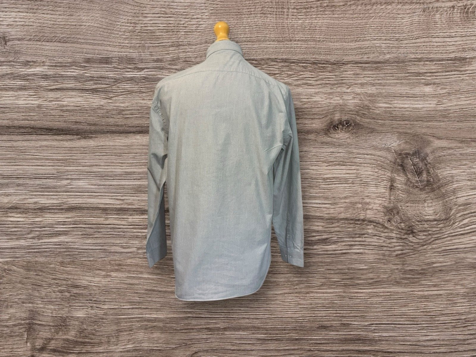 Taylor & Wright Light Grey Cotton Shirt Button Down Collar Neck 16.5