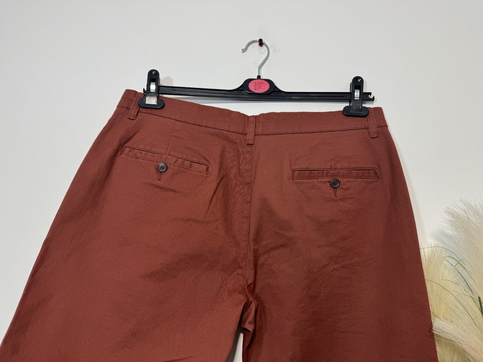 Terracotta Straight Leg Chinos W36 L28