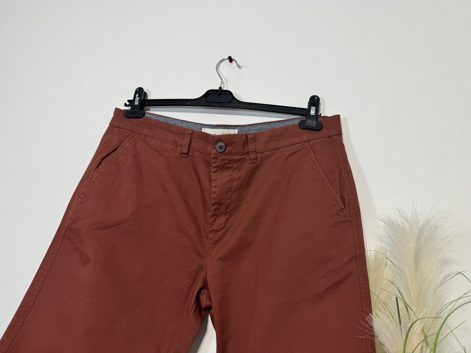 Terracotta Straight Leg Chinos W36 L28