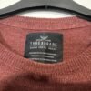 Threadbare Rust Fleck Acrylic Fine Knit Long Sleeve Crew Neck Jumper Size S