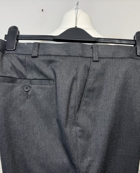 Tu Man Grey Woven Straight Leg Trousers W38 L31