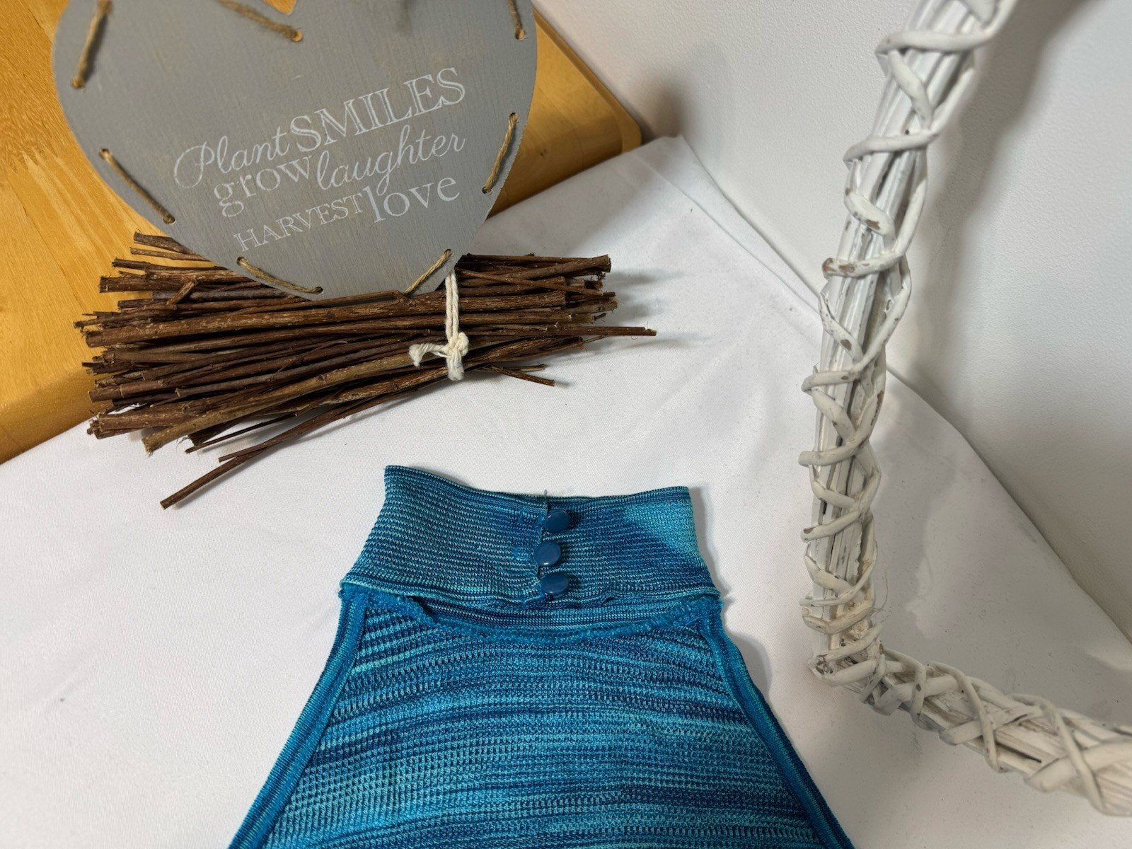 Zara Two Tone Blue Stretch High Neck Halter Top Size 8-10