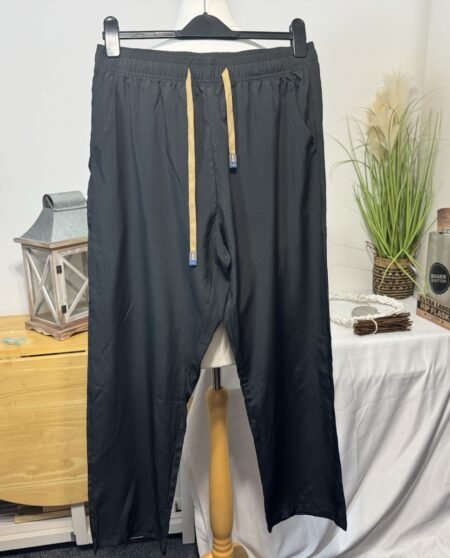 Black Lightweight Straight Fit Joggers Size 2XL