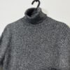 Brave Soul Grey Fleck Ribbed Turtle Neck Jumper Size S