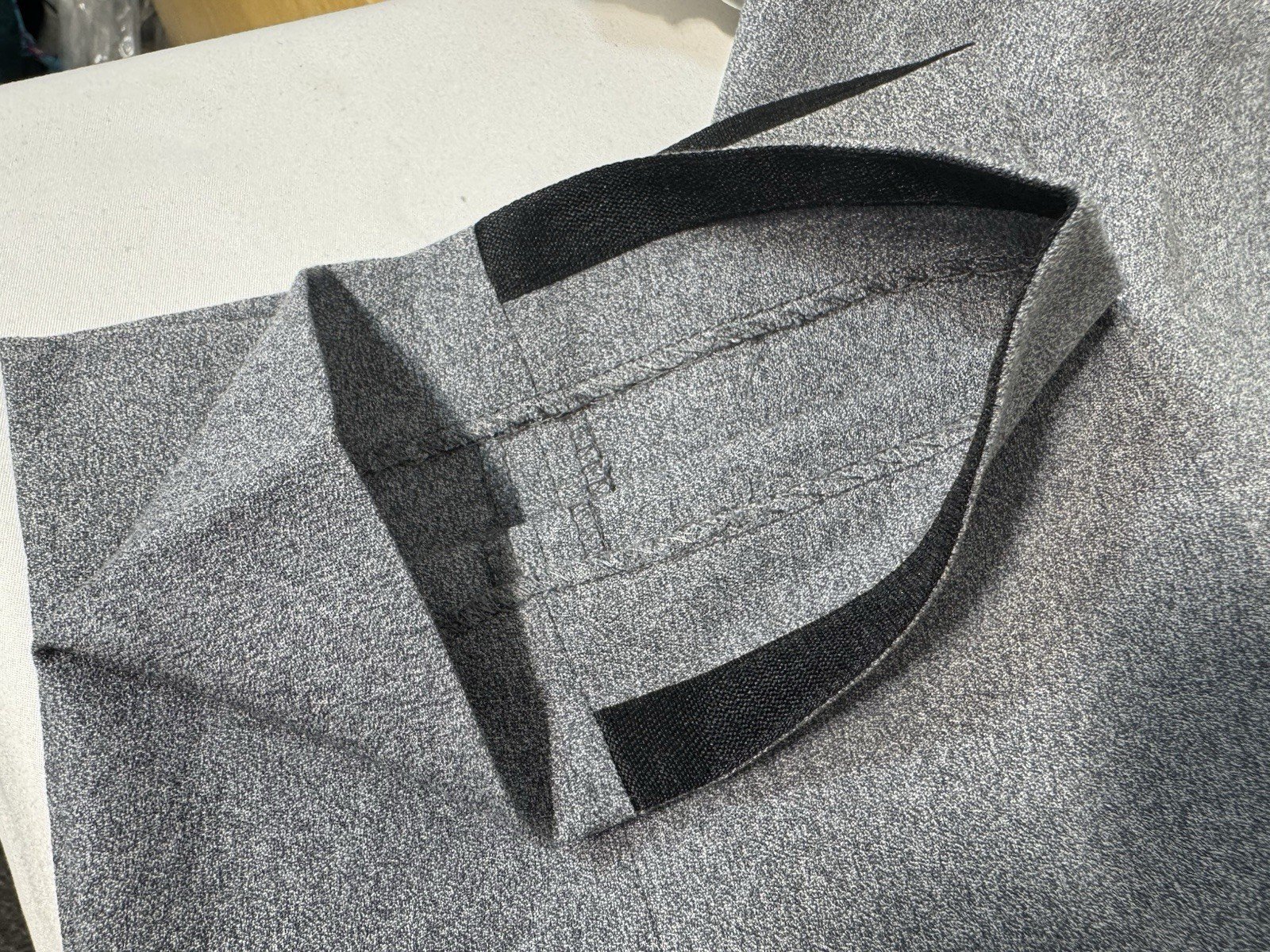 Burtons Grey Fleck Slim Fit Trousers W34 L33