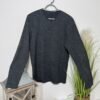 Charcoal Fleck Slim Fit Long Sleeve Top Size L