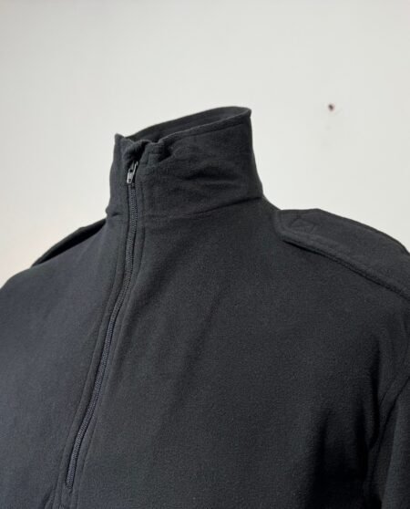 Churchill Hunter Apparel Black Super Soft 1/4 Zip Funnel Neck Fleece Size M