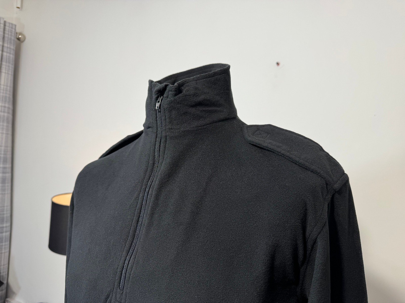 Churchill Hunter Apparel Black Super Soft 1/4 Zip Funnel Neck Fleece Size M