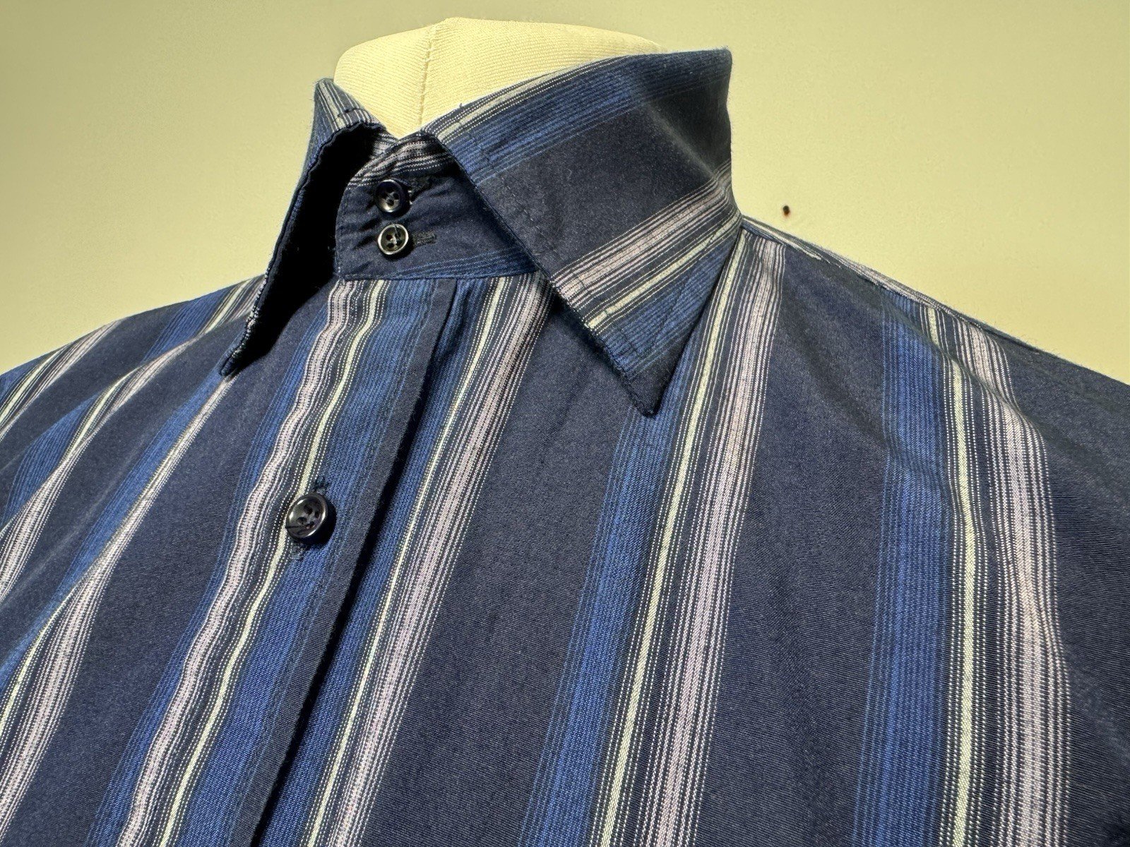 Duke Stripe Long Sleeve Shirt Size L