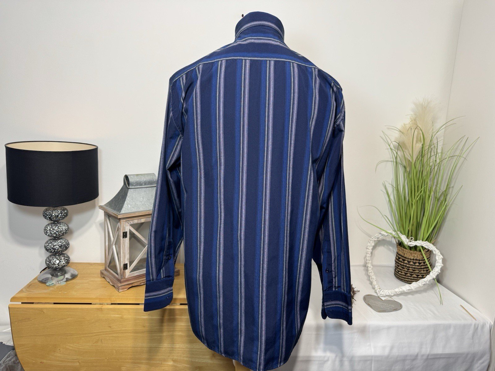 Duke Stripe Long Sleeve Shirt Size L