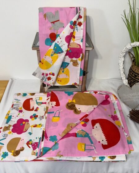 GEORGE AT ASDA GIRLS REVERSIBLE SINGLE DUVET SET