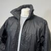 H&M Black Lined Full Zip High Neck Bomber Jacket Size S