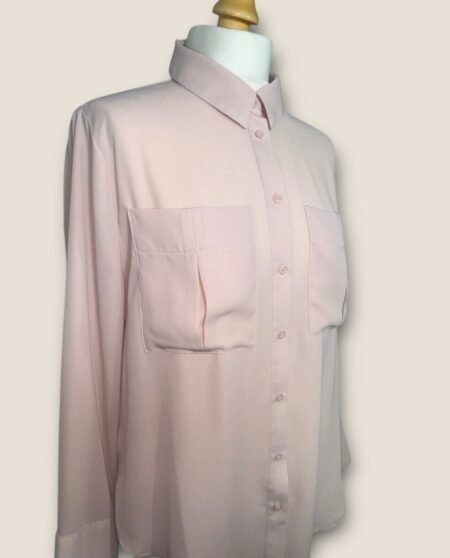 M&S Dusty Pink Flowy Blouse