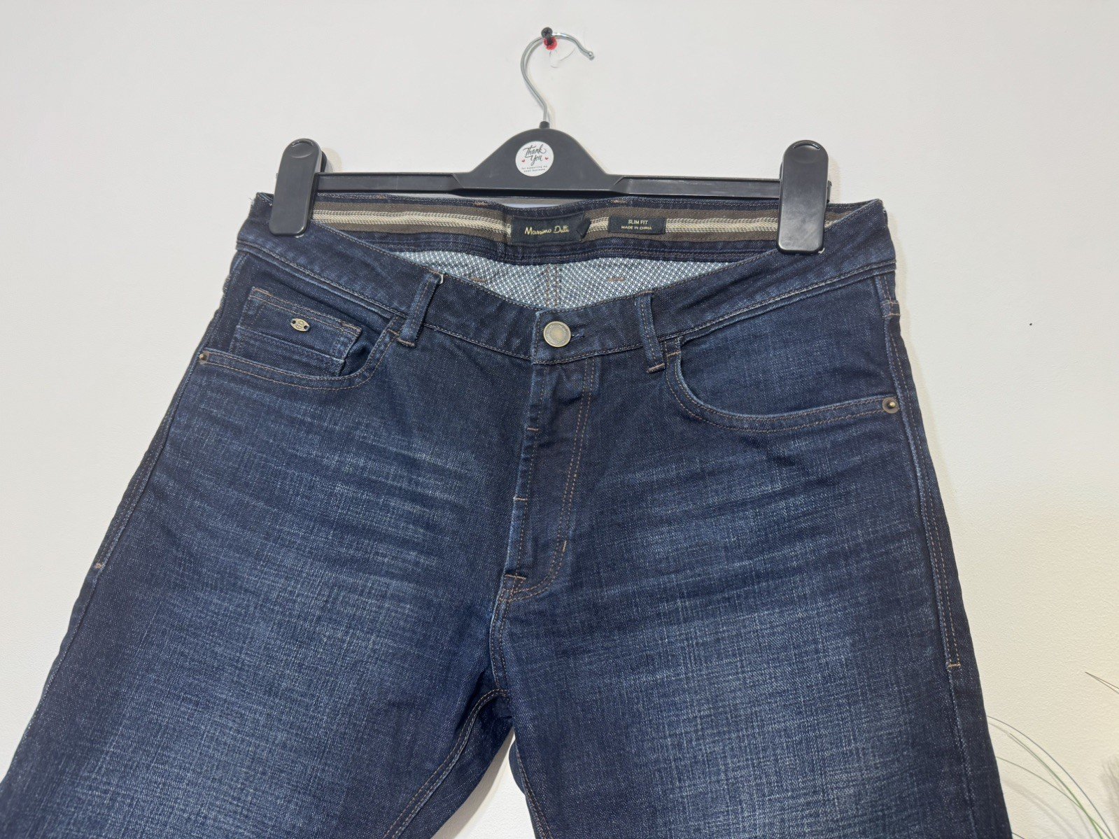 Massimo Dutti Deep Navy Slim Fit Jeans W31 L32