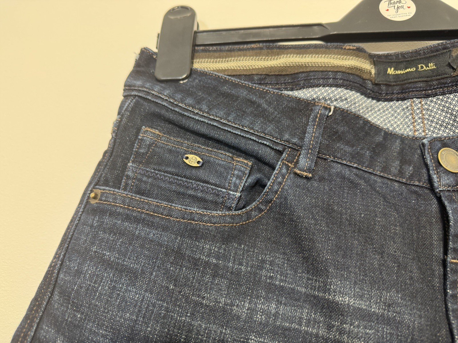 Massimo Dutti Deep Navy Slim Fit Jeans W31 L32