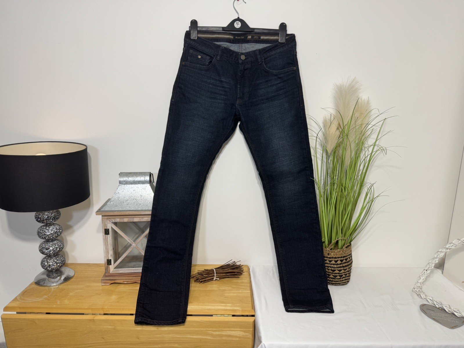 Massimo Dutti Deep Navy Slim Fit Jeans W31 L32