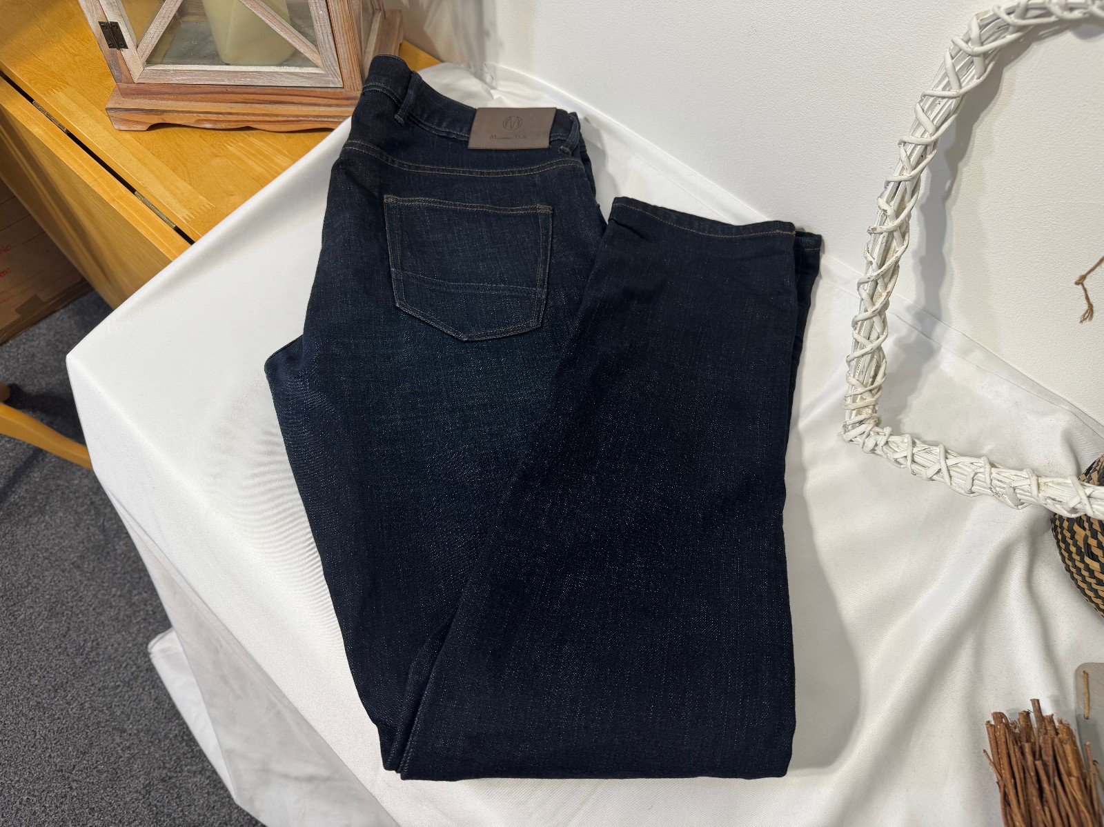 Massimo Dutti Deep Navy Slim Fit Jeans W31 L32