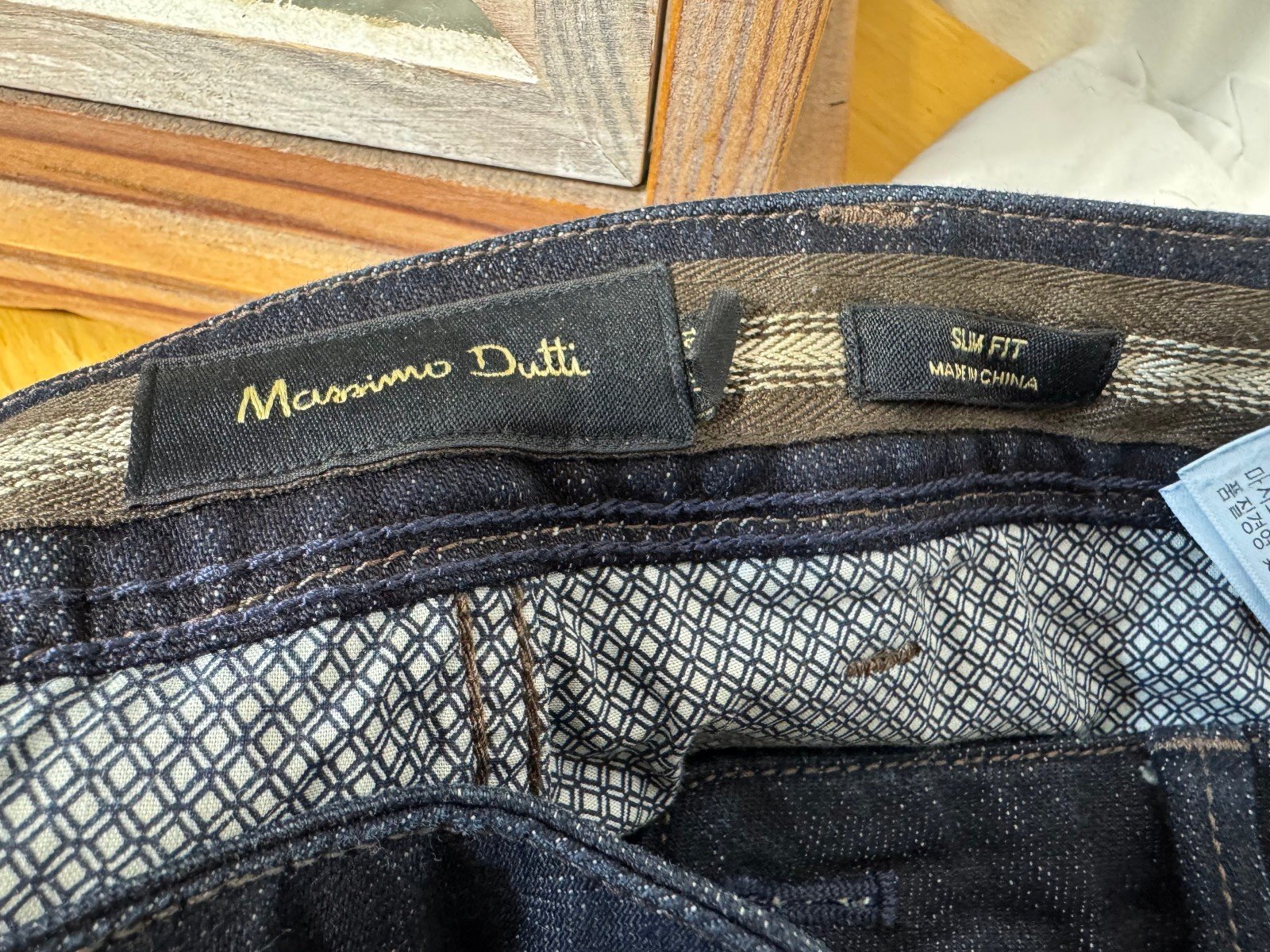 Massimo Dutti Deep Navy Slim Fit Jeans W31 L32