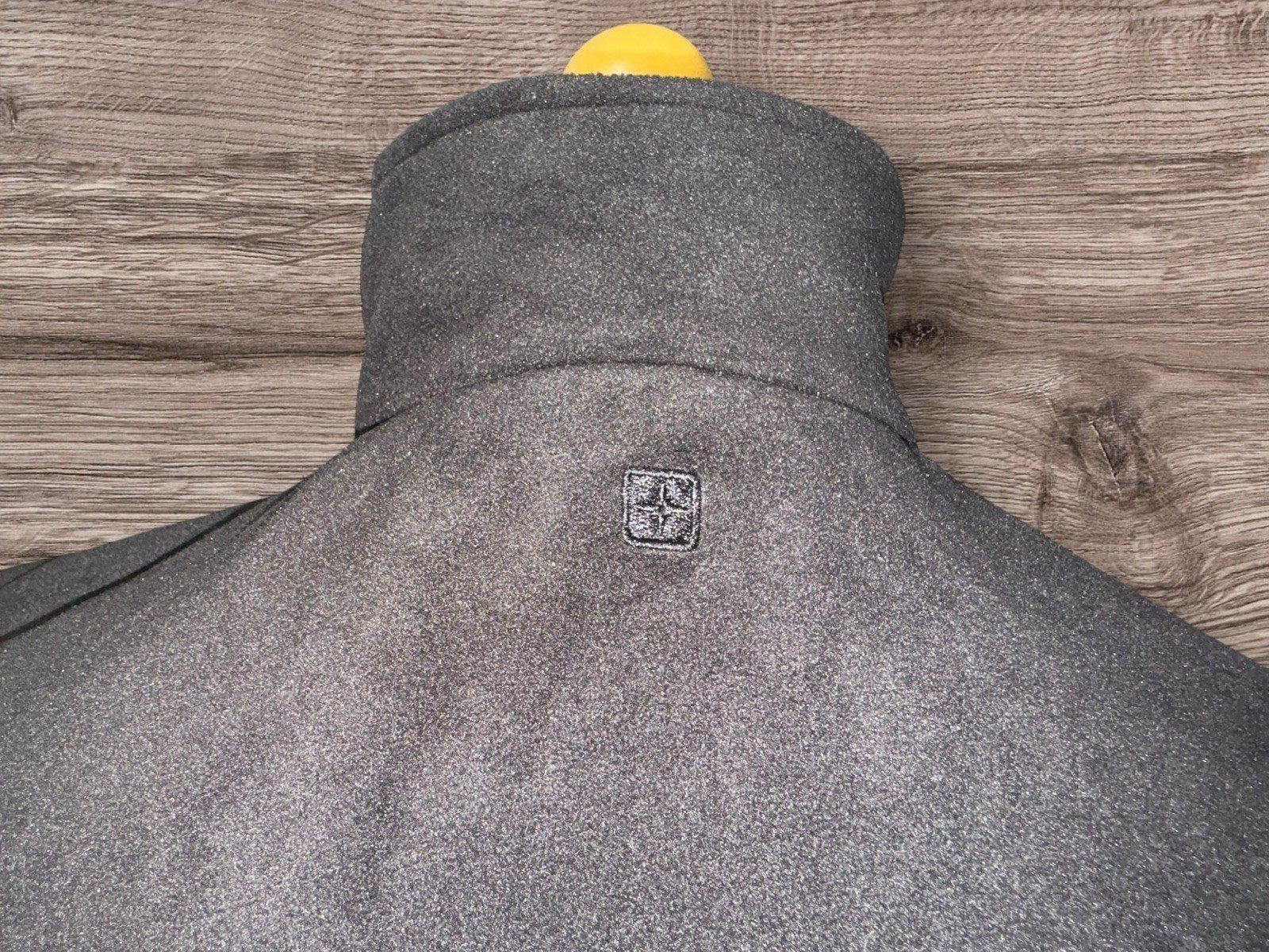 Mountain Warehouse Black Fleece Gilet Stand Up Collar Zip Pockets M