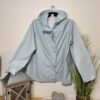 Nathalie Anderson Ice Blue Showerproof Hooded Jacket Size L