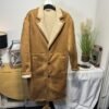 Only & Sons Royce Shearling Faux Suede Coat Size M