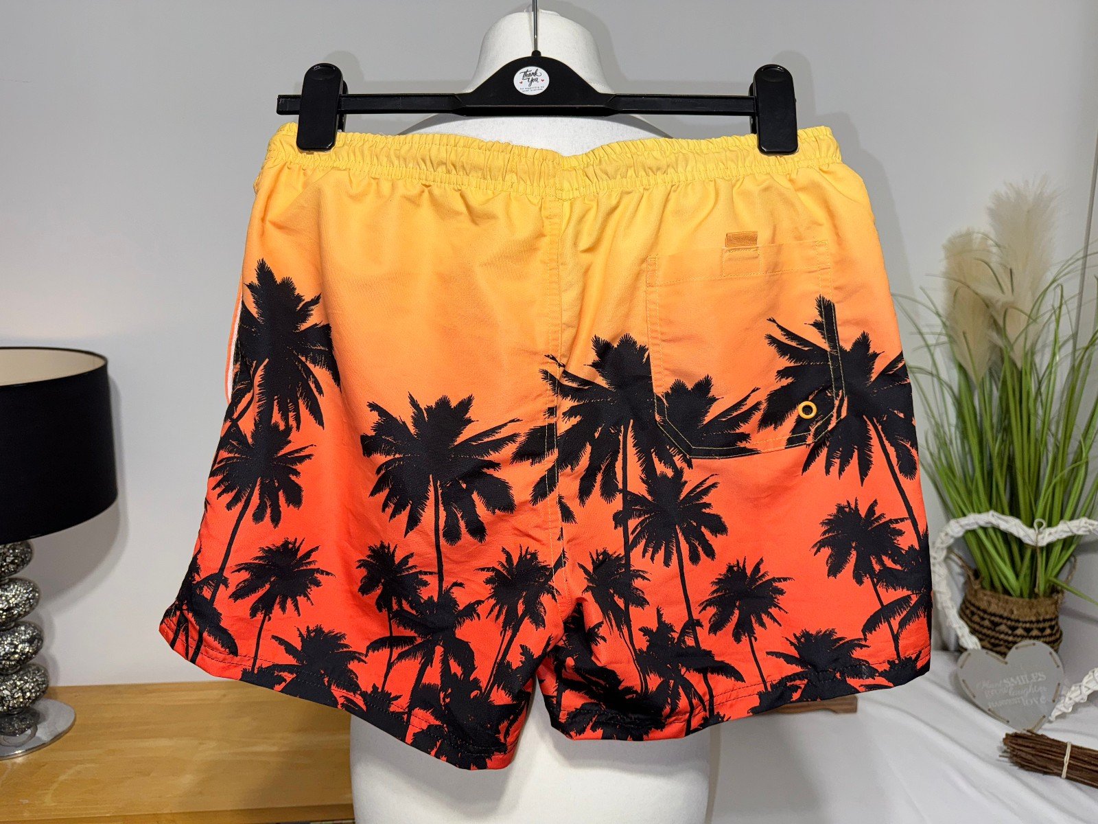 PRIMARK OMBRE HAWAIIN MESH LINED SWIM SHORTS SIZE M
