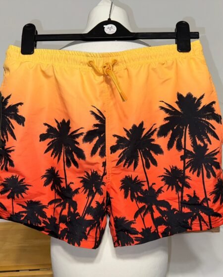 PRIMARK OMBRE HAWAIIN MESH LINED SWIM SHORTS SIZE M