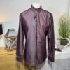 Retro Fire Purple Piped Tonic Shirt Size XL