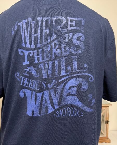 SALTROCK NAVY GRAPHIC SURF T-SHIRT SIZE XL