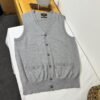 William Hunt Saville Row Luxury Italian Yarn Wool Blend Fine Knit Waistcoat M