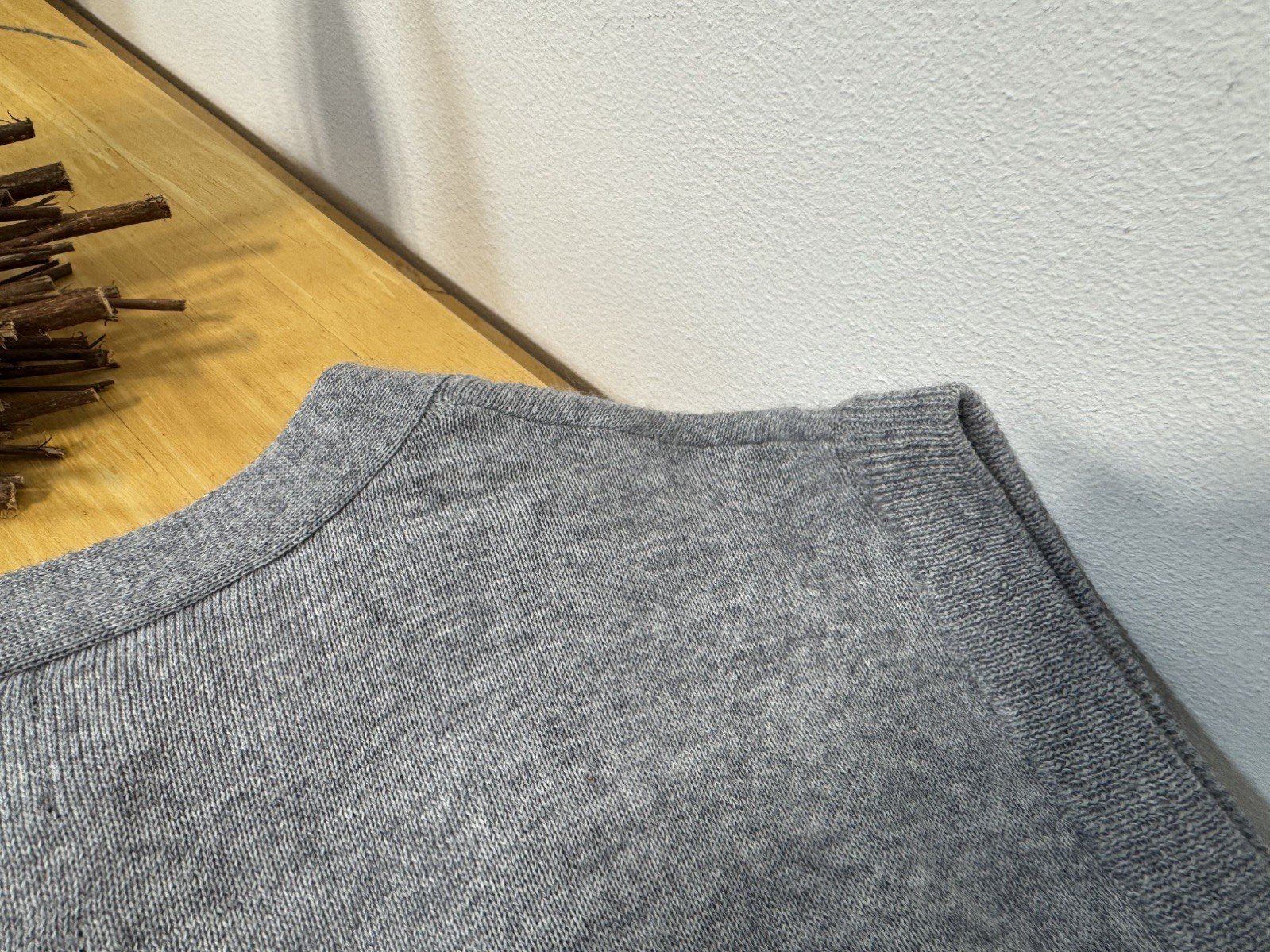 William Hunt Saville Row Luxury Italian Yarn Wool Blend Fine Knit Waistcoat M