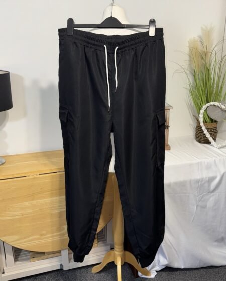 Yaohoule Black Lightweight Soft & Comfortable Durable Joggers 3XL